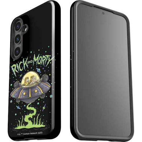 Adult Swim Rick and Morty Spaceship Galaxy S24 Impact Case